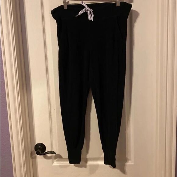 American Eagle Outfitters Aerie Reverse Dandy Black Jogger Size XS - Picture 1 of 7